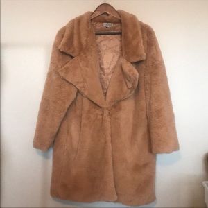 Faux fur jacket